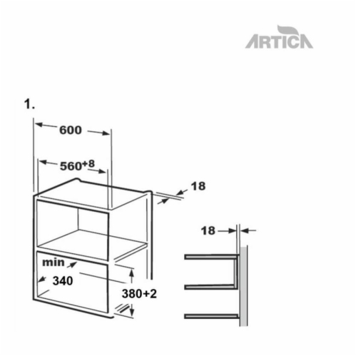 Microondas Artica AMW204581IDB
